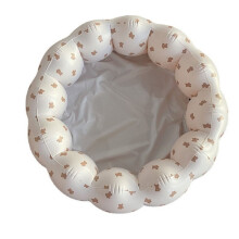 (-Bear) Bär aufblasbares Schwimmbad Blütenblattform Olive Baby Bällebad Zaun PVC Koreanischer Stil Spielwasser Badewanne Spielen sensorisc