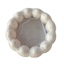 (-Olive) Bär aufblasbares Schwimmbad Blütenblattform Olive Baby Bällebad Zaun PVC Koreanischer Stil Spielwasser Badewanne Spielen sensorisc