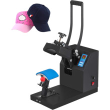 Hittepers 6x3,75 inch gebogen verwarmingselement, hoedpers met clamshell-ontwerp, stevige stalen frame, antiaanbaklaag, digitale LCD-timer en tem