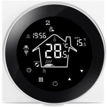 Thermostat intelligent WiFi pour chauffage au sol électrique, programmable 16 A, régulateur de température ambiante, compatible Alexa, Google Ass