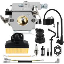 Carburateur voor Stihl 021 023 025 MS210 MS230 MS250 kettingzaag, inclusief brandstofleiding afstelset (1123 160 1650), bobine en luchtfilter. Ve