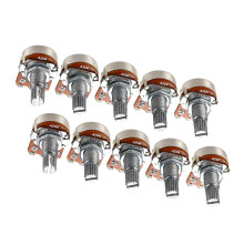 10Pcs Guitar Potentiometers Electric Guitars Control Pot Guitar Accessories