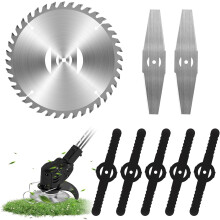 Vervangende messen voor snoerloze trimmers, vervangende roestvrijstalen messen voor grastrimmers, accessoires voor tuintrimmers, messen voor bosm
