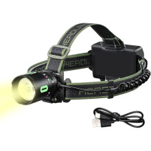 Campinghoofdlamp | Outdoor campinghoofdlampen | Krachtige zaklamp met 8 standen, water- en stofdicht, ideaal voor wandelen, vissen, backpacken en