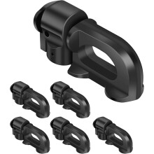 Lot de 6 fixations Ă double goujons pour rail en L | Compatibles avec les rails en L pour plateaux de camions, remorques, pick-ups, camping-cars,