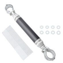 Mount Holder for Bicycles Light, Phone and Accessories Handlebar Light Holder 14CM silver