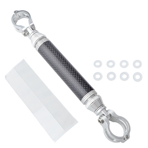Mount Holder for Bicycles Light, Phone and Accessories Handlebar Light Holder 14CM silver