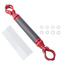 Mount Holder for Bicycles Light, Phone and Accessories Handlebar Light Holder 14CM red