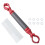 Mount Holder for Bicycles Light, Phone and Accessories Handlebar Light Holder 16CM red 1