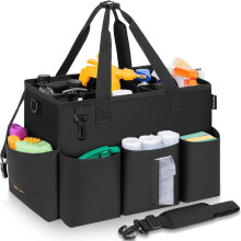 Sac de nettoyage portable pour produits d'entretien, grand sac de rangement, organisateur, sac de nettoyage de cuisine simple, sac de rangement p