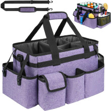 Sac de nettoyage Cadet, organisateur de produits de nettoyage avec poignée, bandoulière et séparateur amovible, sac de rangement pour outils de n
