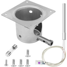 Kit de brûleur et d'allumeur à tige chauffante, brûleur robuste et allumeur/barbecue avec vis et fusible, pièces de rechange pour fumoir à pellet