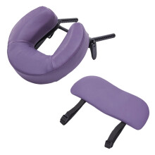 Portable Beauty Massage Face Rest Pillow For Salon Beauty Bed Pillow Purple