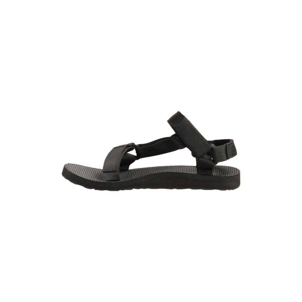 Teva (7 Uk, Black) Womens Original Universal Fabric Hook & Loop Flip Flops Sandals