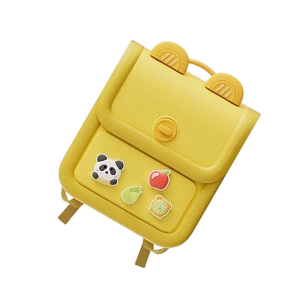 Cartoon Kindergarten Backpack Ergonomic Lightweight EVA School Bag For Kids Yellow