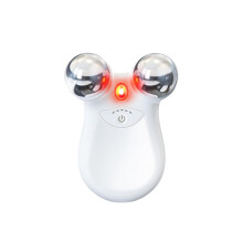 Microcurrent Facial Device Red Light 5 Levels for Face and Neck (White)