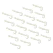 Flexible Baits Floating Fishing Soft Baits Effective Soft Artificial Baits White