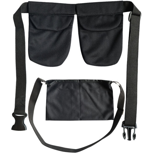 Adjustable Chest Drainages Bag for Breast Post Surgeries Comfort black oval two