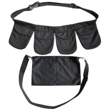 Breathable Comfortable Mastectomy Chest Care Bag for Post Surgeries Black oval four