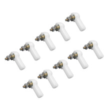 10pcsTie Rod End Ball Joints Model Craft Component For STEM Activity And Hobbies White 3mm