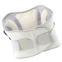 Comfortable fit Waist Support Featuring Double Structure Breathable Back Brace Gray L