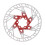 Efficient Scooters Brake Disc Centerlock Disc Brake Rotors Heat Dissipation Red default 1