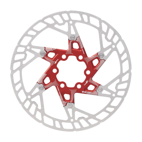 Efficient Scooters Brake Disc Centerlock Disc Brake Rotors Heat Dissipation Red default