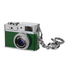 Tiny Toy Camera Video Recorder Keychain Built in Battery 180mA for Kid Student Green