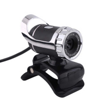USB Cam Desktop Laptop Camera,Manual Focus HD Webcam with Built-in Microphone,Clip-on Mini Plug and Play Video Calling Webcam,360 Rotating(Black)