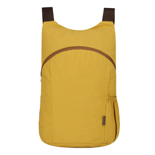 20L Capacity Trekking Backpack Light Weight Foldable Hiking Backpack For Yellow Color