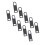 Zipper Pull Replacement,Zipper Handle Mend Fixer Zipper Tab Repair for Jacket Black 1