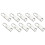 Zipper Pull Tab Replacement Metal Zipper Handle Mend Fixer for Suitcase Backpack Silver 1