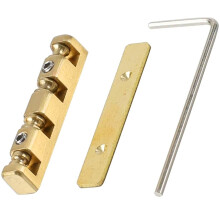 Adjustable 4 String Electric Guitar Nut Brass Roller Bass Guitar Nut Replacement