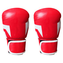 Kids Boxing Gloves Comfortable Fighting Mitts Hand Protector for Boys Girls Red