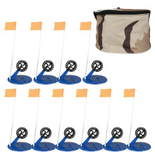 10Pcs Portable Angling Flag Indicator Equipment for Winter Outdoor Angling