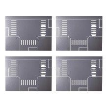 Child Safe Modular Street Plates With Interlocking Design For Creative T shaped road