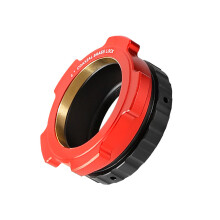 Precisions Thread Adapter for Telescope Devices Provide Secure Connection Red
