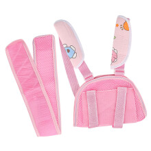 Quick Adjust Arm Sling Breathable Wrist Support For Kids Reinforced Straps Pink S