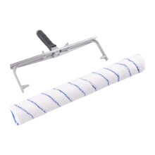 2 Set 18inch Paint Roller Brush Aluminum Alloy Roller Frame Painting Handle Tool for Wall Decorative House Tool Support