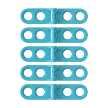 5PCS Adjustable/Full Open Hinges for Cardboard Construction Education Blue Fully open