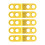 Full Open/Adjustable Cardboard Hinges 5PCS for Cardboard Construction Yellow adjustable 1