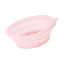 Space Efficient Silicone Cosmetic Container Freezing Tray Slip Proof Design Pink
