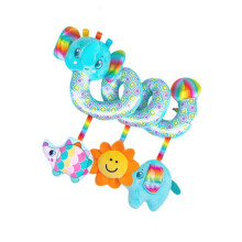 Musical Soft Crib Hanging Rattle Toy Stimulating Visual Perception For Newborns ele