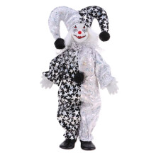 Colorful Ceramic Cheerful Doll With Bendable Poses For Seasonal Home Accent Gift