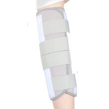 Aluminum Reinforced Elbow Support Brace For Sports Injury Recovery And Daily Use Grey L