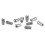 10Pcs 3 Way Toggle Switches Knob Tip Cap For Long Lasting Performances Enduring Silver 1