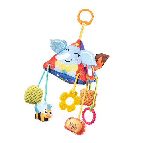 Shower Gift Interactive Crib Pendant Toy With Rattle And Tactile Development pattern 2