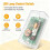 Foot Dimmer  Full Range Inline Slide Control  for Floor Light LED Lamp Incandescent Bulb EU Plug 6