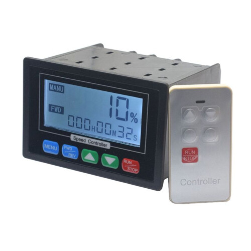 DC10-55V 30A Adjustable PWM  Motor Speed Controller LCD Digital Display 0- Speed Governor with Remote Control 1