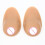 1Pair Silicone Teardrop Breast Prosthesis Realistic Touch and Comfortable Fit Brown L 1